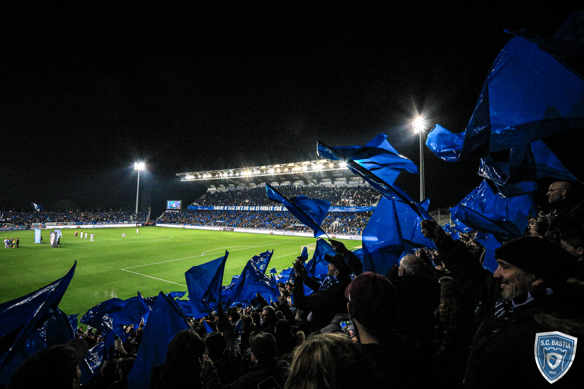 Taxi pour match du sporting club Bastia - SCB